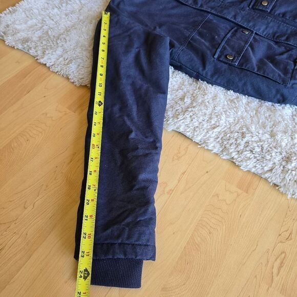 Quicksilver Bomber Jacket Size Large Blue - Picture 9 of 9